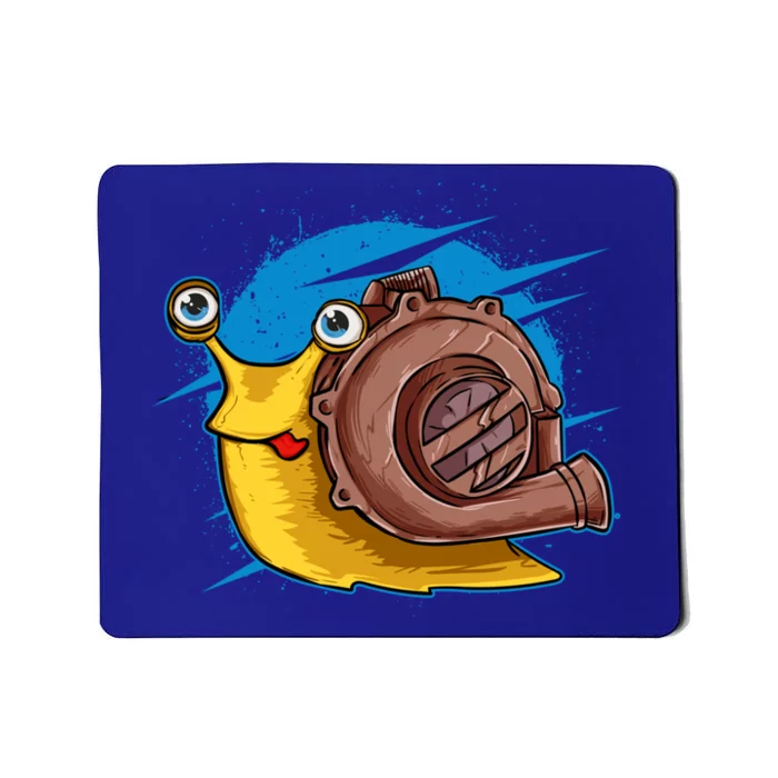 Turbo Snail Funny Boost Car Engine Steam Punk Style Gift Mousepad