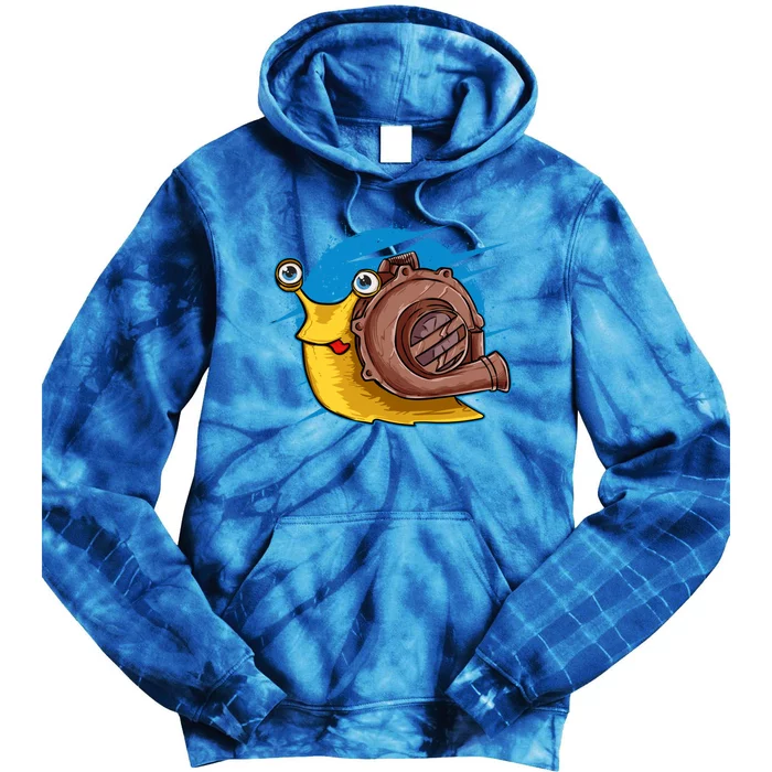 Turbo Snail Funny Boost Car Engine Steam Punk Style Gift Tie Dye Hoodie