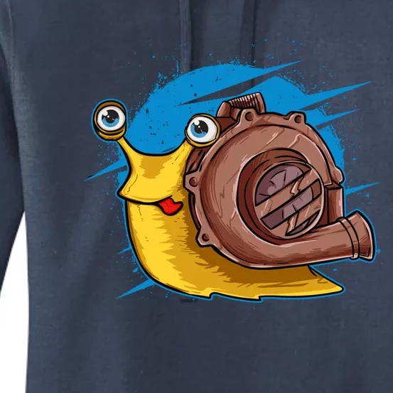 Turbo Snail Funny Boost Car Engine Steam Punk Style Gift Women's Pullover Hoodie