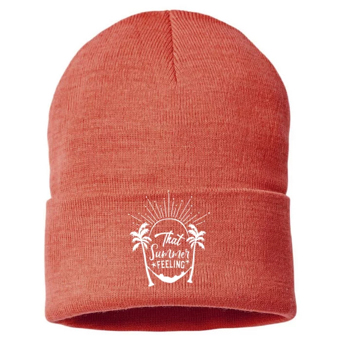 That Summer Feeling Sustainable Knit Beanie