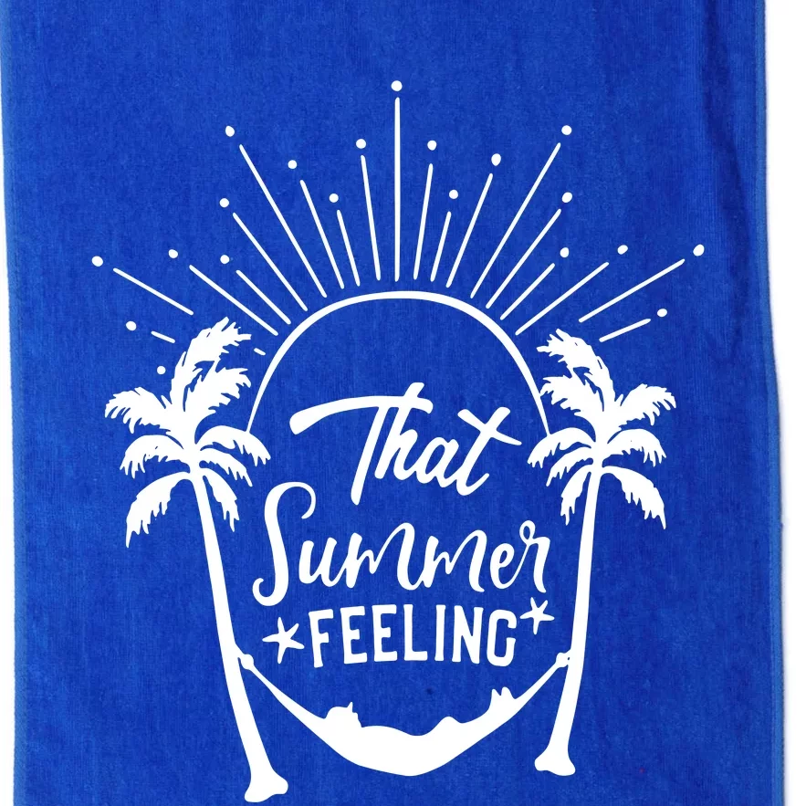 That Summer Feeling Platinum Collection Golf Towel