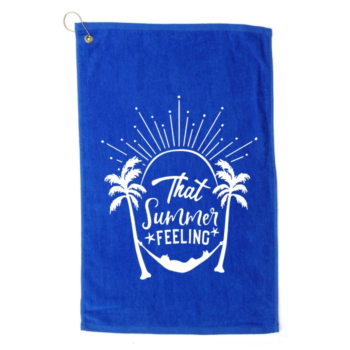 That Summer Feeling Platinum Collection Golf Towel