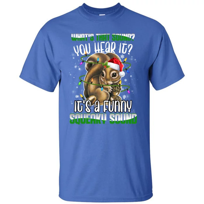 That Sound Funny Squeaky Sound Christmas Squirrel Gift Tall T-Shirt