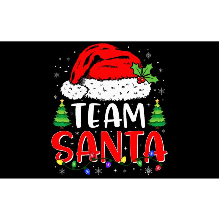 Team Santa Funny Christmas Lights Family Pajamas Matching Bumper Sticker