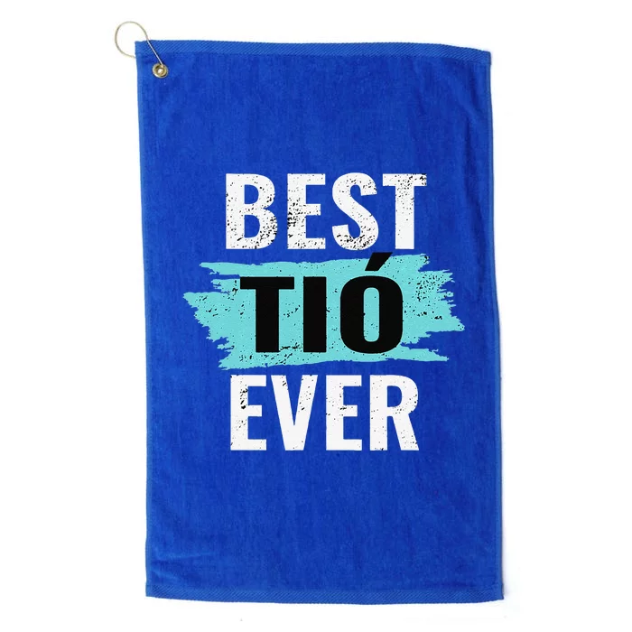 Tio Spanish Fathers Day Best Tio Ever Platinum Collection Golf Towel