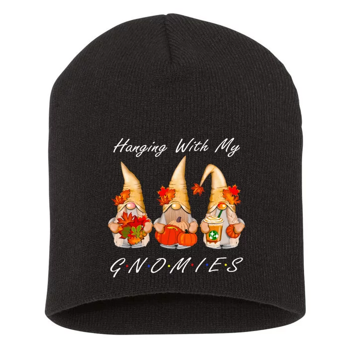 Thanksgiving S For Women Gnome Gnomies Lover Short Acrylic Beanie