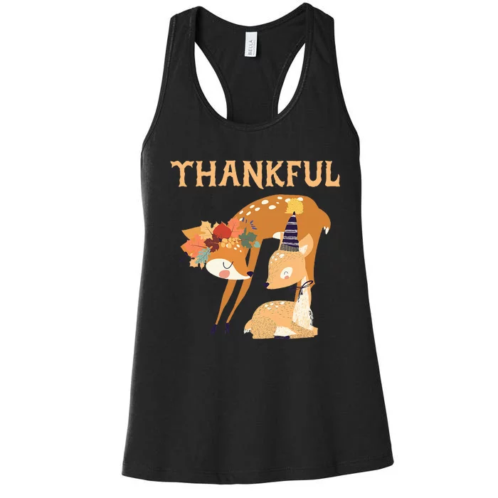 Thanksgiving Shirts For Family Matching Thanksgiving Women's Racerback Tank