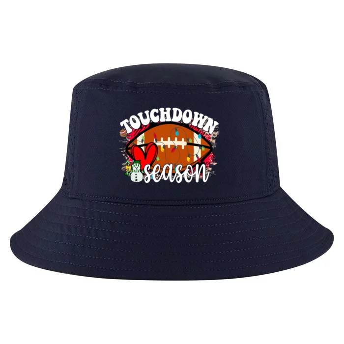 Touchdown Season Football Heart Christmas Cool Comfort Performance Bucket Hat