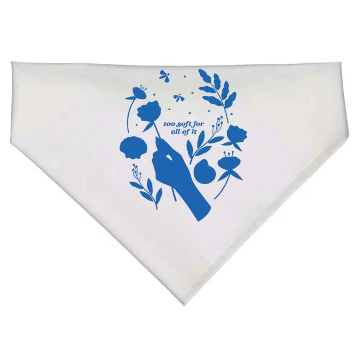 Too Soft For All Of It USA-Made Doggie Bandana