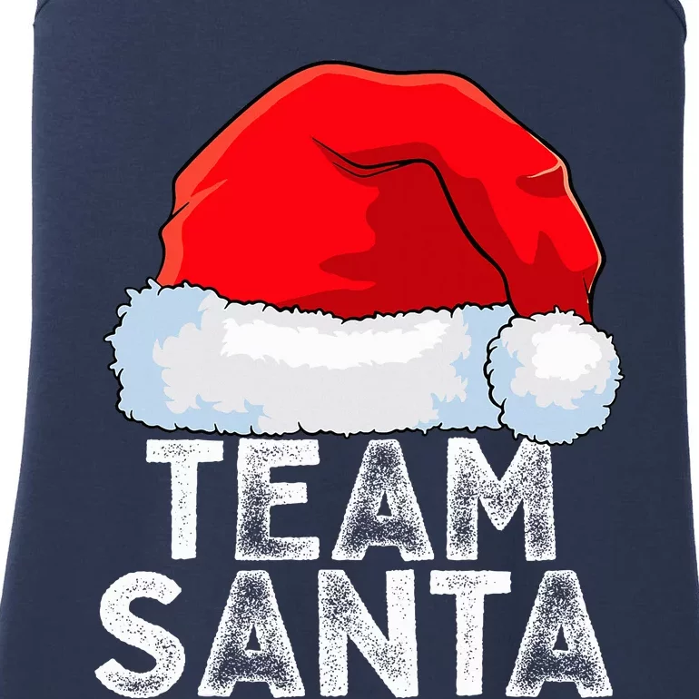 Team Santa Family Tradition Christmas Squad Matching Pajamas Ladies Essential Tank