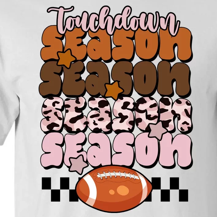 Touch Season Football Lover Cute Retro Tall T-Shirt