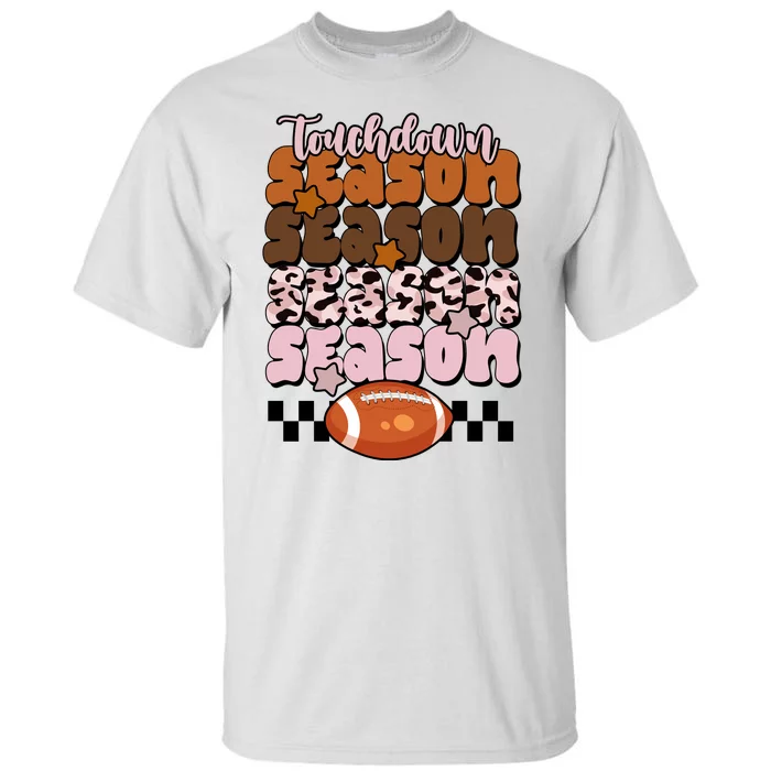 Touch Season Football Lover Cute Retro Tall T-Shirt