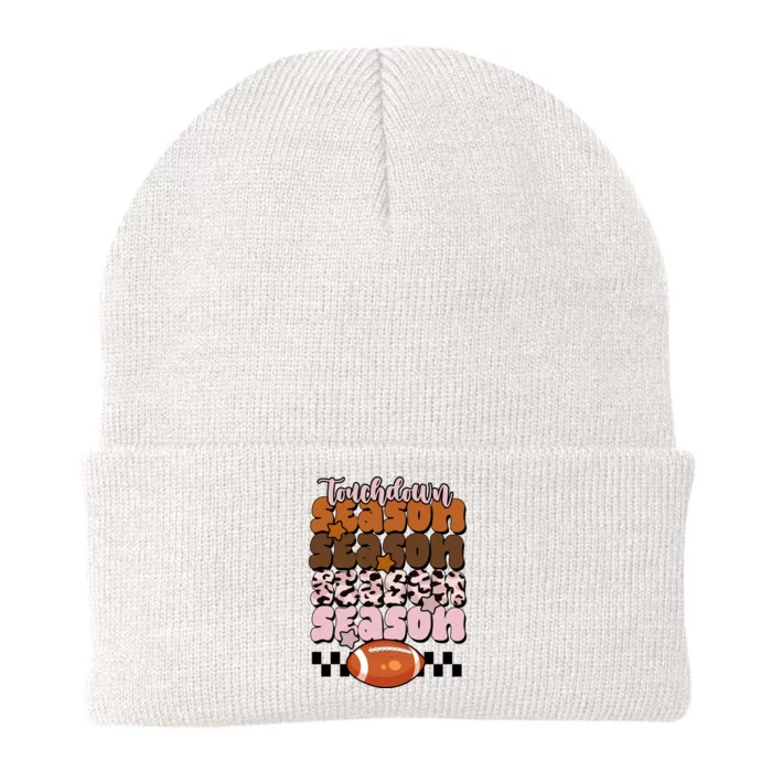 Touch Season Football Lover Cute Retro Knit Cap Winter Beanie