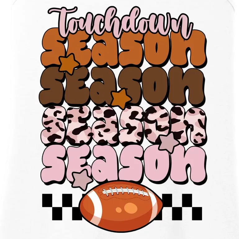 Touch Season Football Lover Cute Retro Ladies Essential Tank