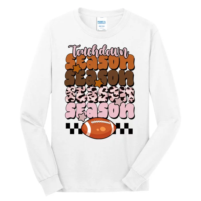 Touch Season Football Lover Cute Retro Tall Long Sleeve T-Shirt