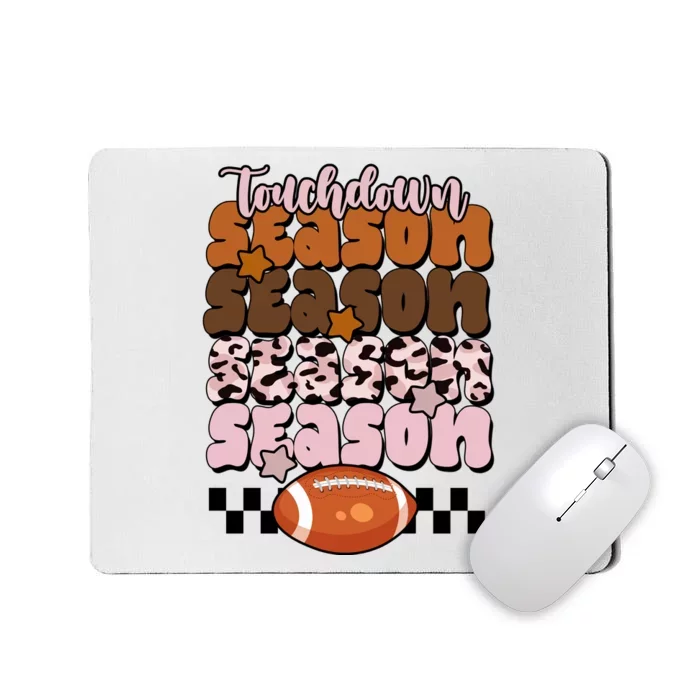 Touch Season Football Lover Cute Retro Mousepad