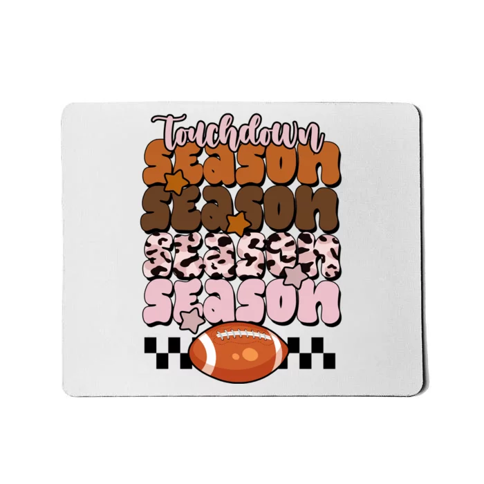 Touch Season Football Lover Cute Retro Mousepad