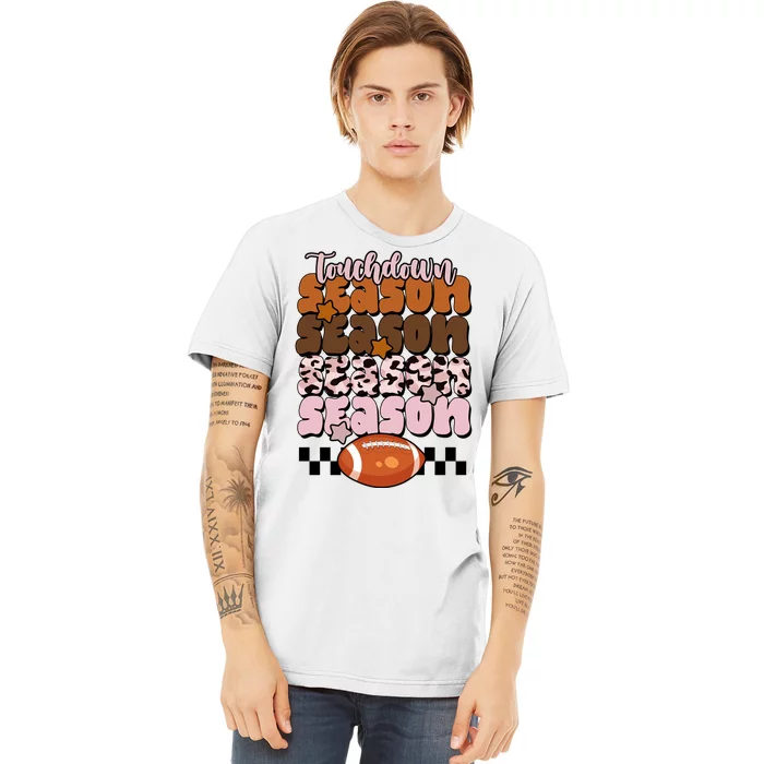 Touch Season Football Lover Cute Retro Premium T-Shirt