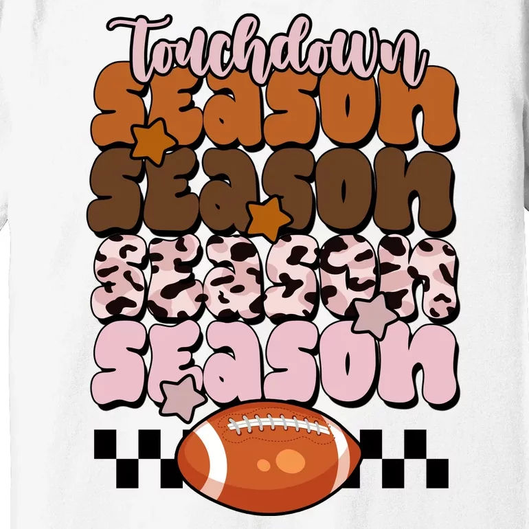 Touch Season Football Lover Cute Retro Premium T-Shirt