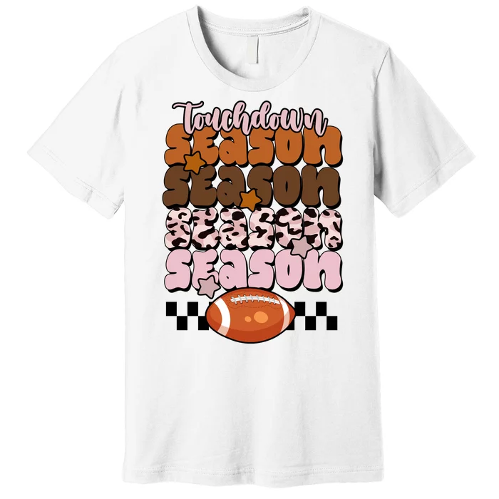 Touch Season Football Lover Cute Retro Premium T-Shirt