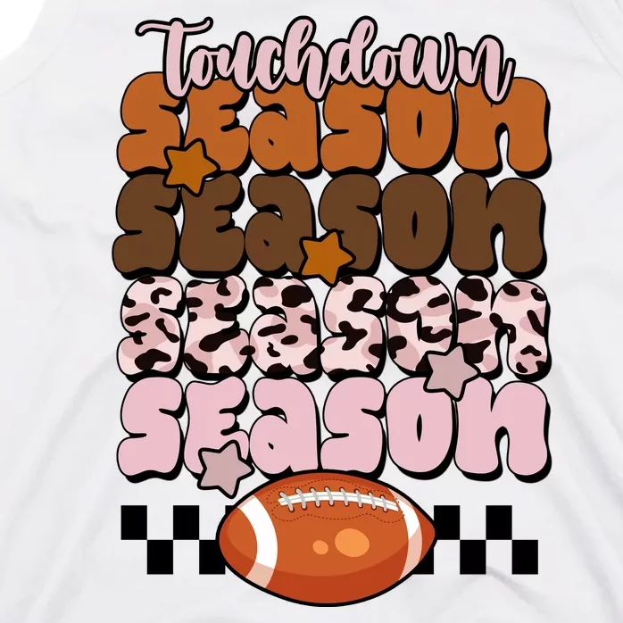 Touch Season Football Lover Cute Retro Tank Top