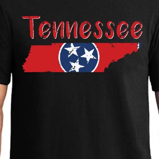 Tennessee State Flag 3 Star Flag Gift Statehood Day Pajama Set