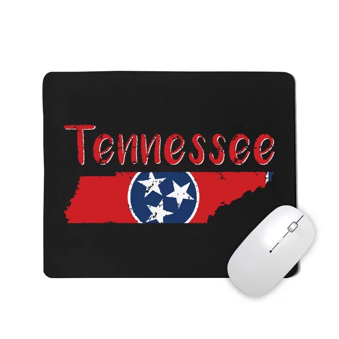 Tennessee State Flag 3 Star Flag Gift Statehood Day Mousepad