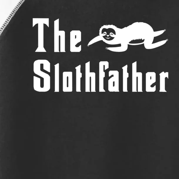 The Slothfather Funny Sloth Father Dad Humor Fathers Day Toddler Fine Jersey T-Shirt