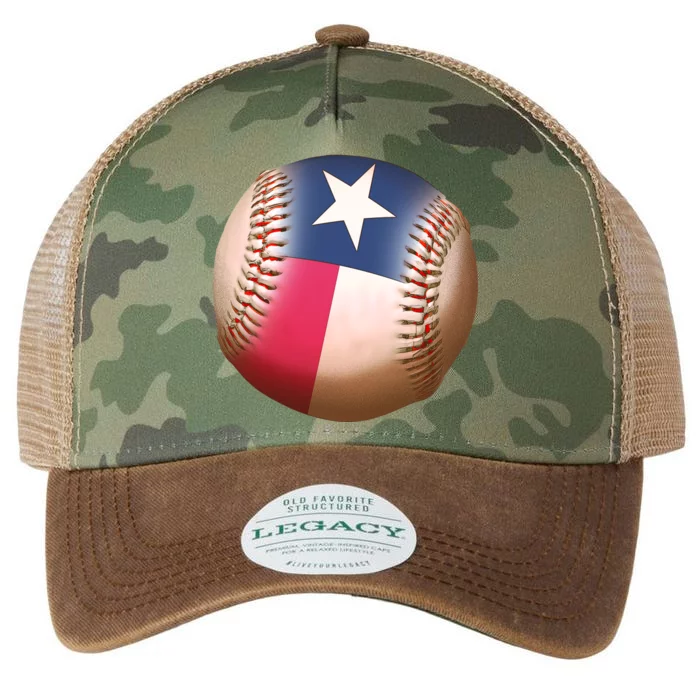 Texas State Flag Baseball Fan Legacy Tie Dye Trucker Hat