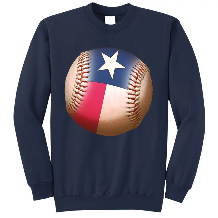 Texas State Flag Baseball Fan Sweatshirt