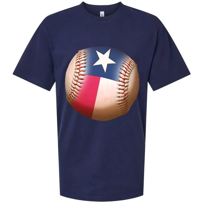 Texas State Flag Baseball Fan Sueded Cloud Jersey T-Shirt