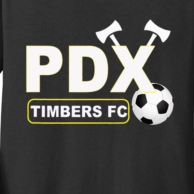 Timbers Soccer FC Kids Long Sleeve Shirt