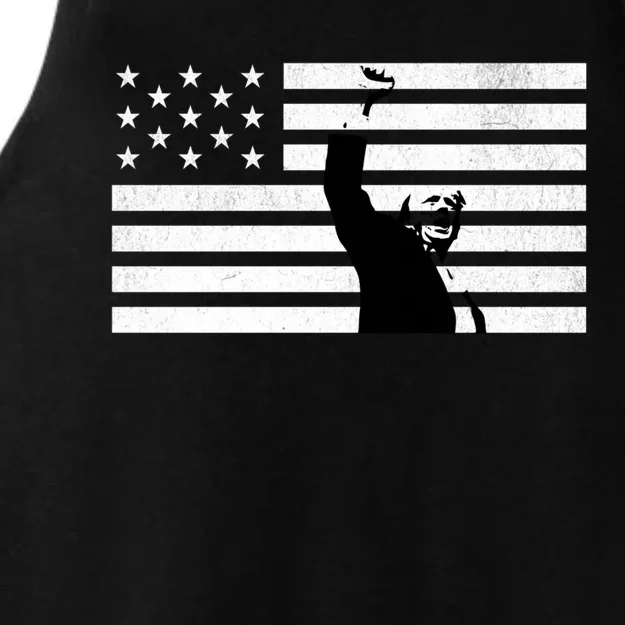 Trump Supporter Fight Merica Take It Back Election 2024 Gift Ladies Tri-Blend Wicking Tank