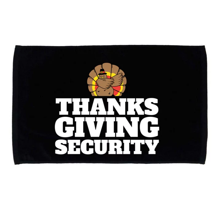 Thanksgiving Security Funny Dabbing Turkey Cooking Gift Microfiber Hand Towel