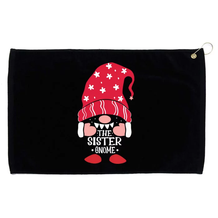 The Sister Gnome Christmas Funny Vintage Retro Grommeted Golf Towel