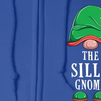 The Silly Gnome Christmas Family Matching Group Costume Gift Full Zip Hoodie