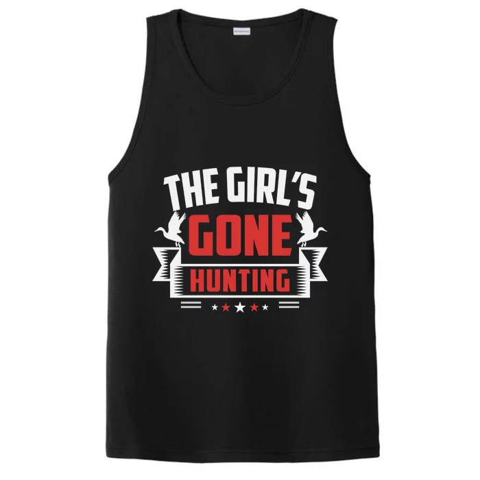 The 'S Gone Hunting Hunt Funny Hunting Gear Funny Gift Performance Tank