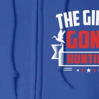 The 'S Gone Hunting Hunt Funny Hunting Gear Funny Gift Full Zip Hoodie