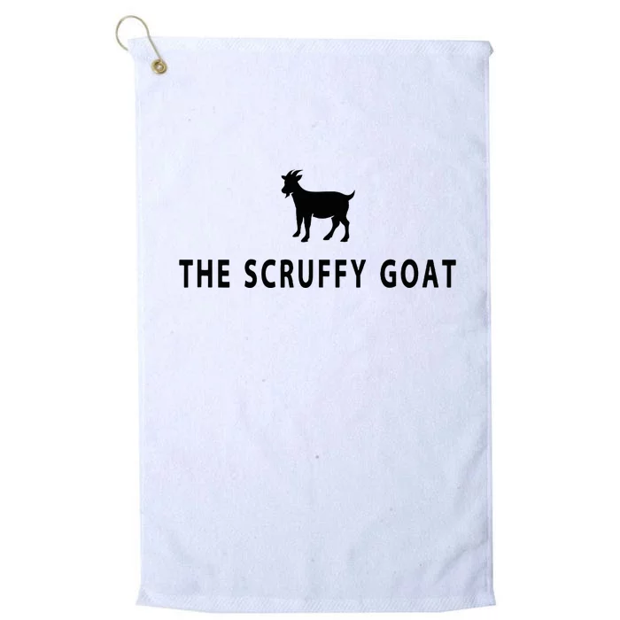 The Scruffy Goat Funny Farm Animal Farmer Platinum Collection Golf Towel