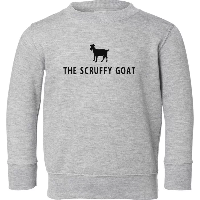 The Scruffy Goat Funny Farm Animal Farmer Toddler Sweatshirt