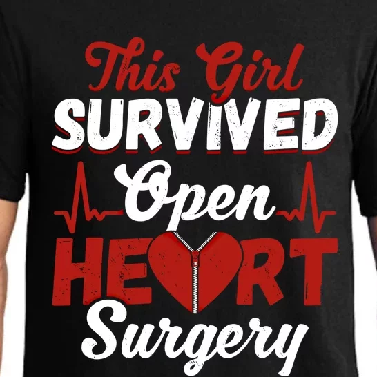 This Survived Gift Survivor Open Heart Surgery Gift Pajama Set