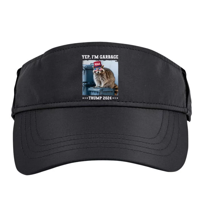 Trump’S Supporters Garbage Joe Biden Republican Trump 2024 Adult Drive Performance Visor