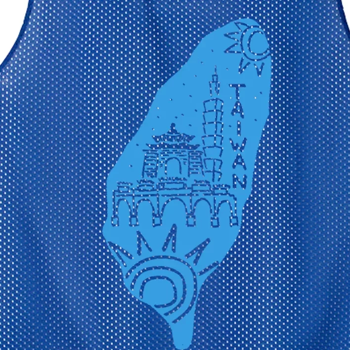 Taiwan Souvenir Gift Gift Mesh Reversible Basketball Jersey Tank