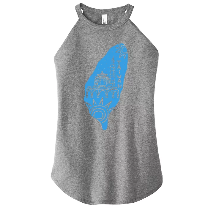 Taiwan Souvenir Gift Gift Women’s Perfect Tri Rocker Tank