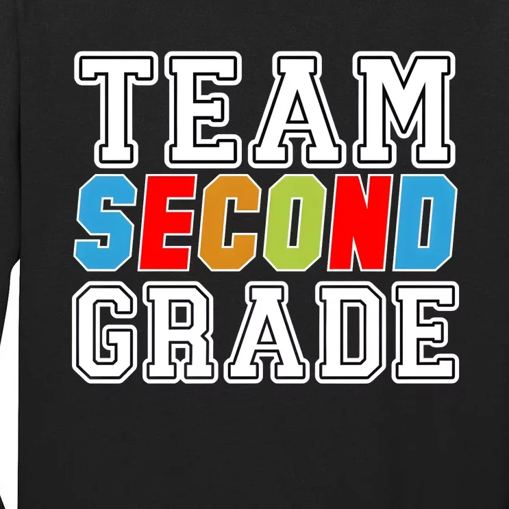 Team Second Grade Tall Long Sleeve T-Shirt