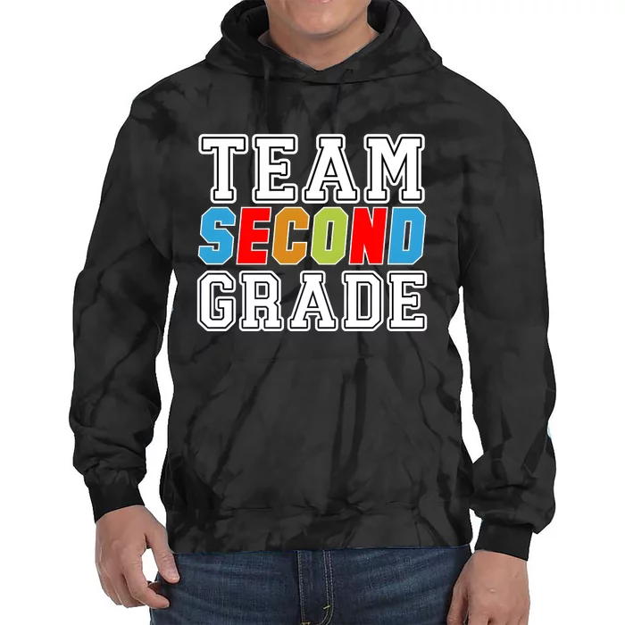 Team Second Grade Tie Dye Hoodie