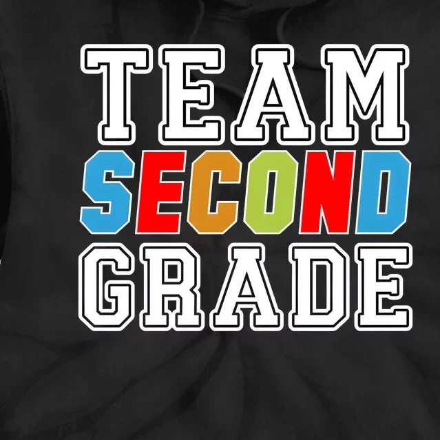 Team Second Grade Tie Dye Hoodie