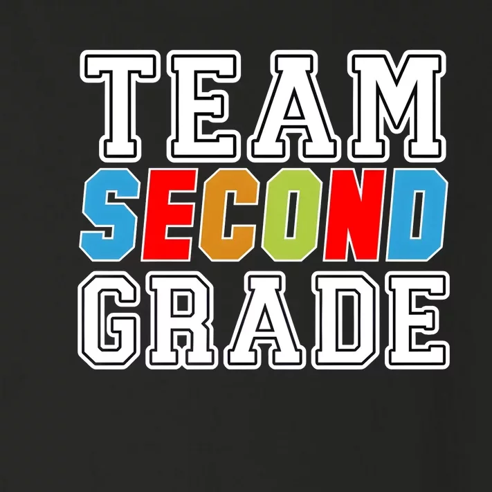 Team Second Grade Toddler Long Sleeve Shirt