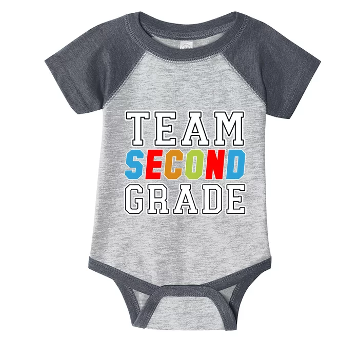 Team Second Grade Infant Baby Jersey Bodysuit