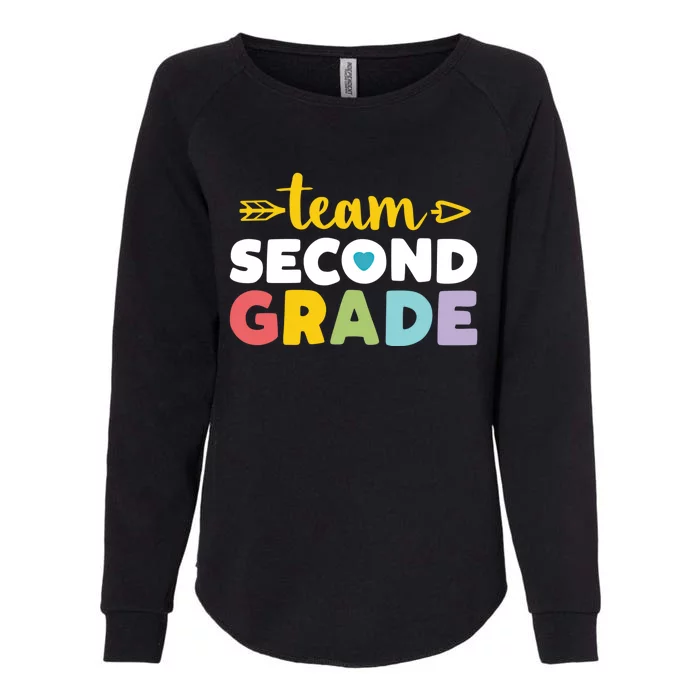 Team Second Grade Cool Gift 2Nd Student Teacher First Day Womens California Wash Sweatshirt